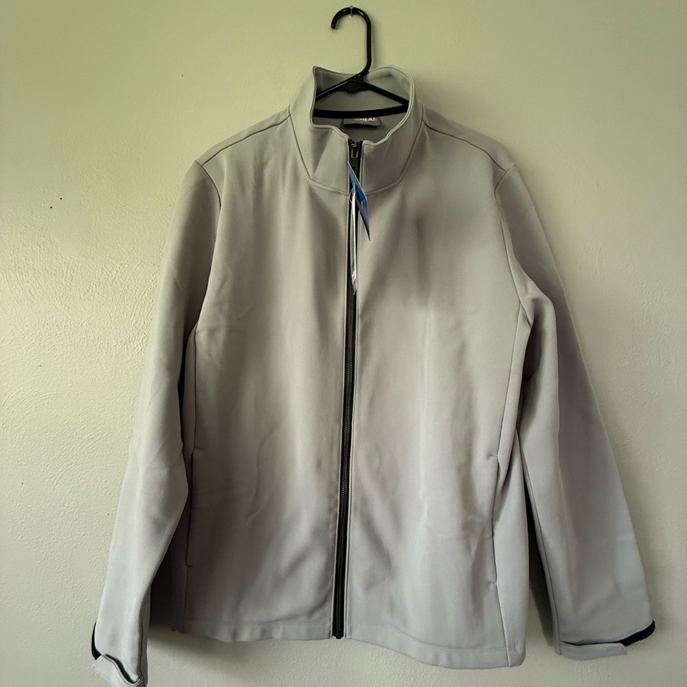 32 Degrees Light Gray Full-Zip Jacket